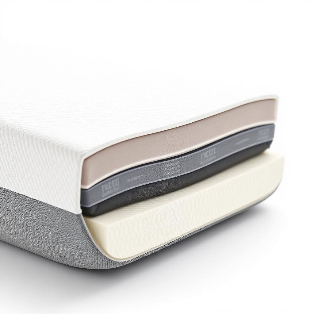 DreamRest pillow showing the ergonomic contour and supportive wings